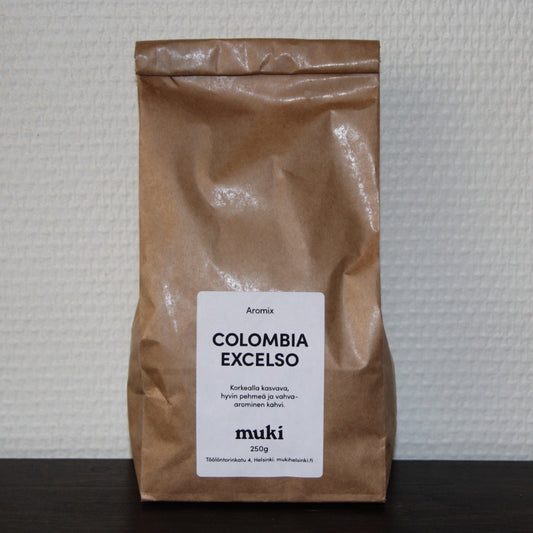 Colombia kofeiiniton 250g papuina Kahvi