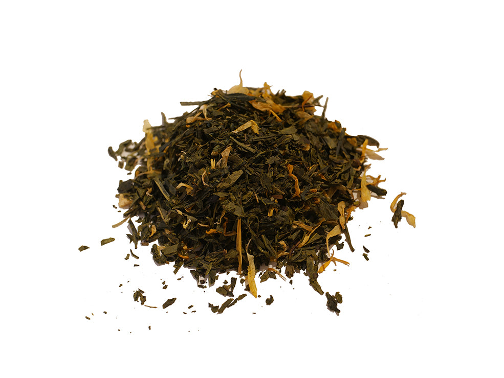 Peach green 25 g (organic) tea blend