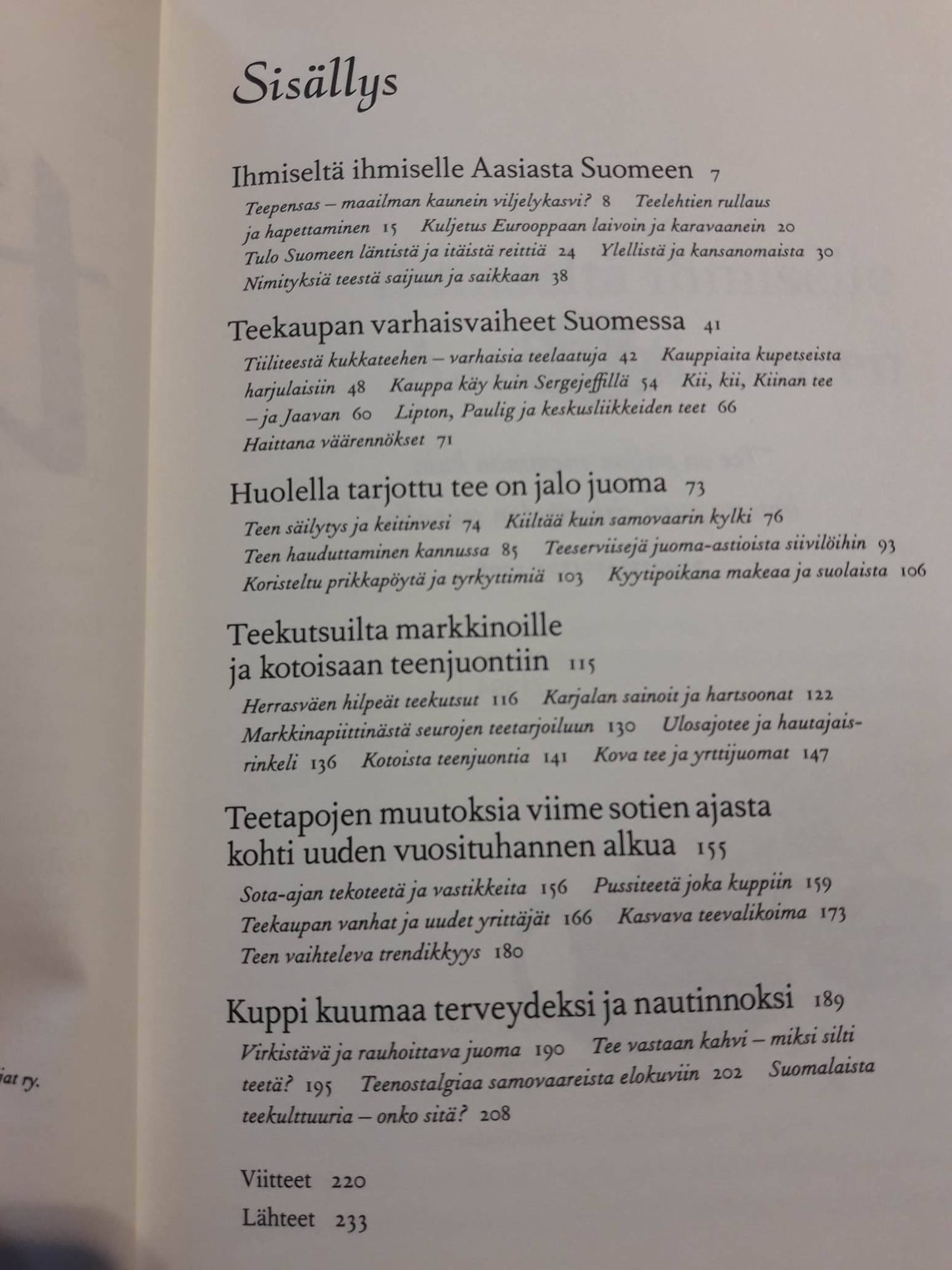Finnish tea book